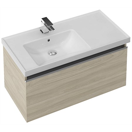 St Michel Dusk 900mm LH Wall-Hung Vanity with LED