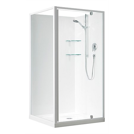 Clearlite Sierra 900mm 2 Sided Square Shower Enclosure