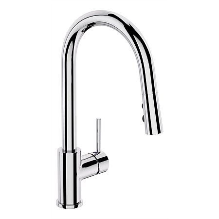 Elementi Uno Goose Neck Sink Mixer with Pull-Out Spout