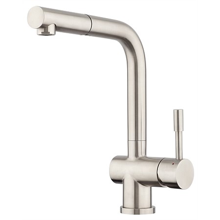 Voda Pull-Out High Rise Sink Mixer Stainless Steel