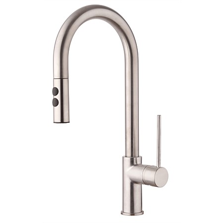 Paini Cox 2 Function Pull-Out Spray Sink Mixer Brushed Nickel