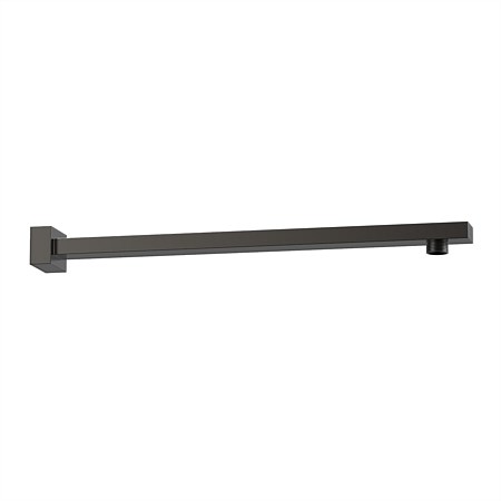 Progetto Venice Wall Mount Shower Arm 400mm Brushed Gunmetal
