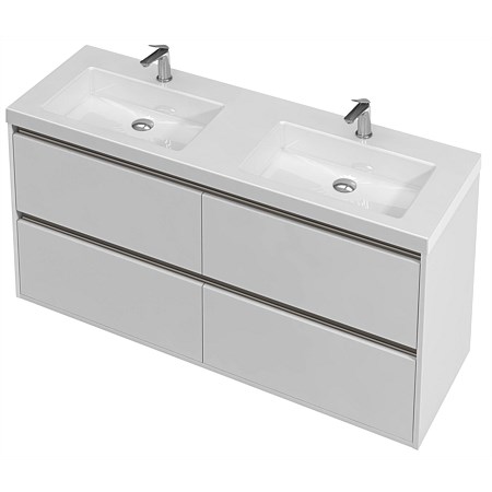 St Michel City 46 1400mm Wall-Hung Vanity White