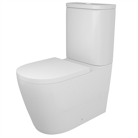 LeVivi Messina Back-To-Wall Rimless Toilet Suite S-Trap
