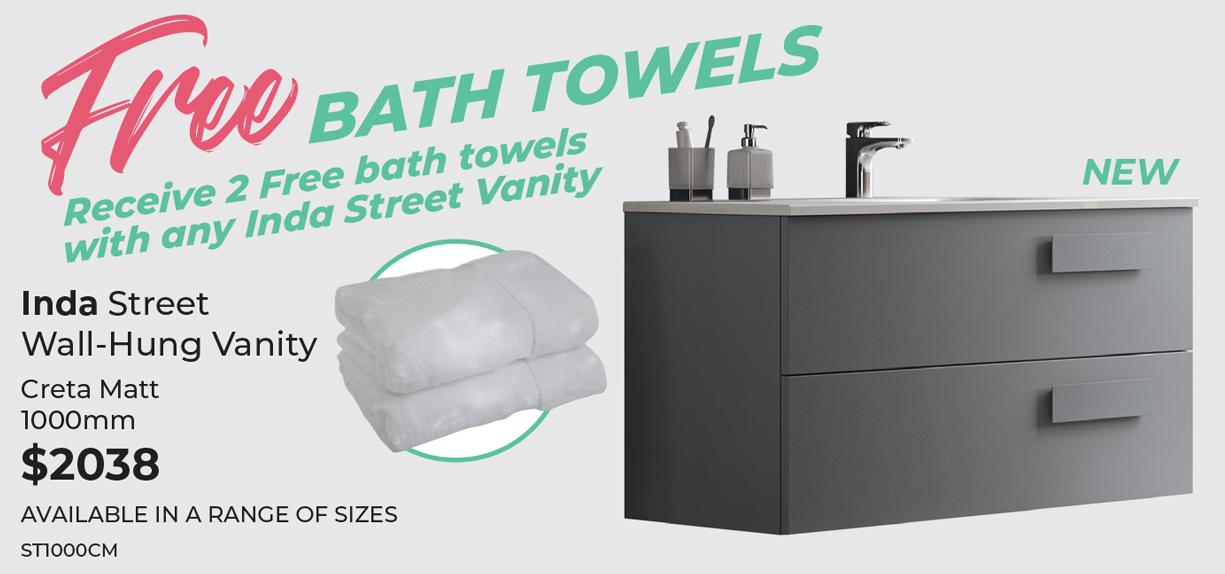 Inda Street 1000mm Wall-Hung Vanity