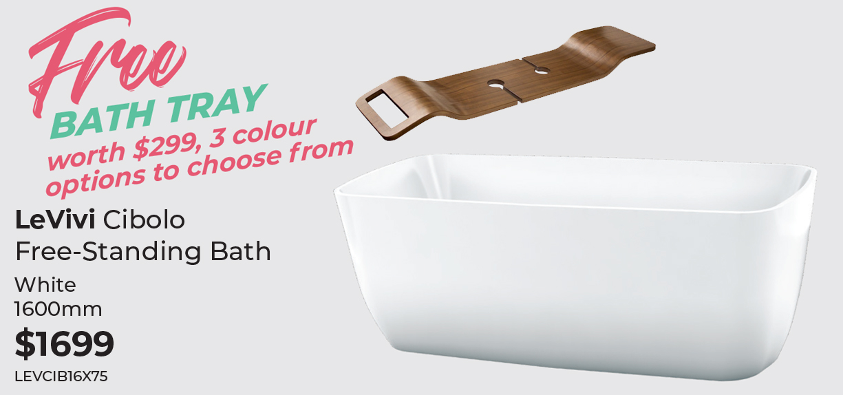 LeVivi Cibolo 1600mm Free-Standing Bath