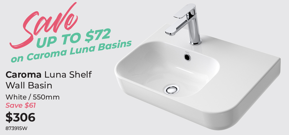 Caroma Luna 550mm Shelf Basin