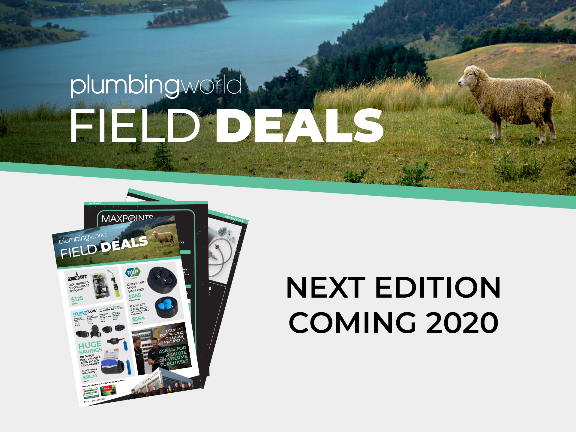 Field Deals Coming 2020