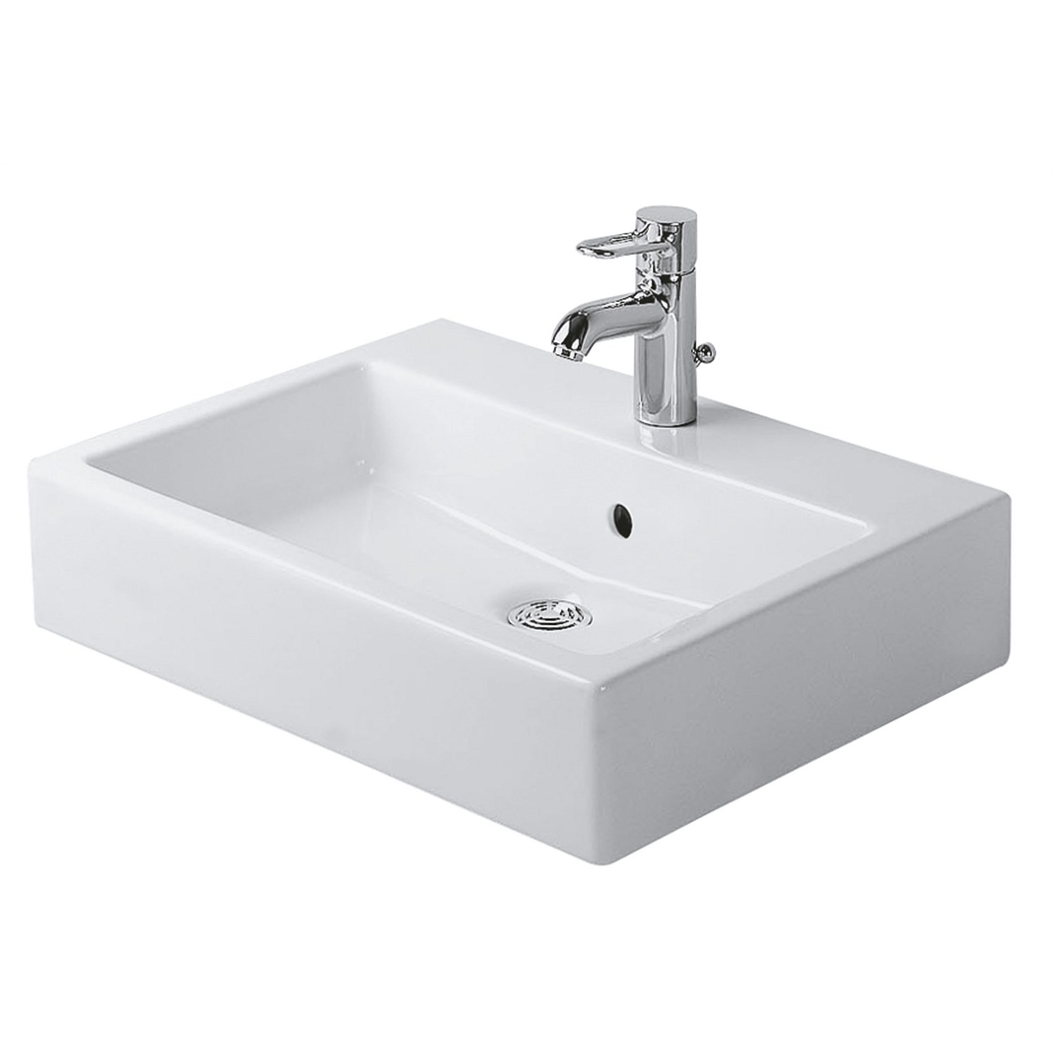 Basins Plumbing World Duravit Vero 500mm Basin Basins Plumbing World Duravit Vero 500mm Basin