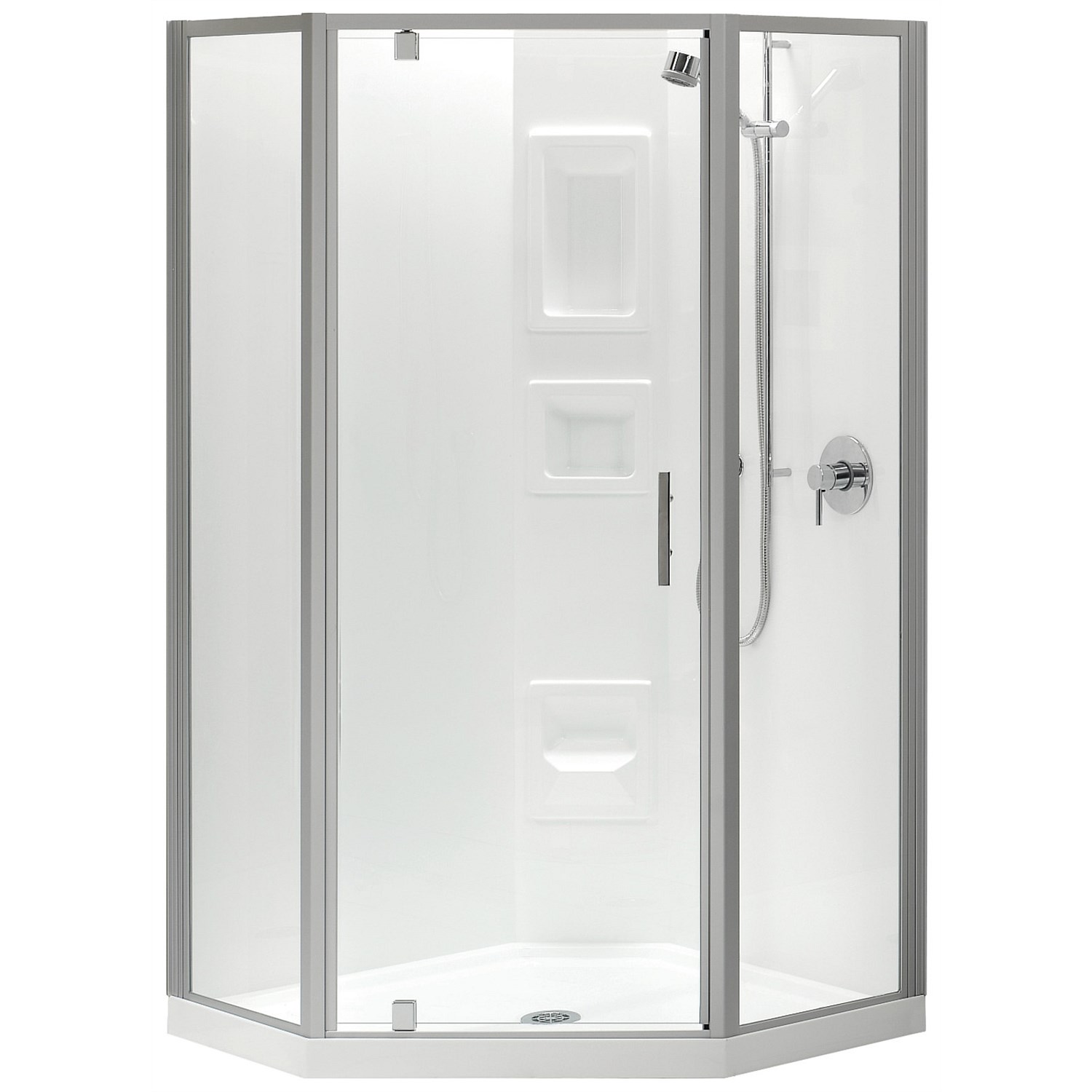 Clearlite Induro 1000mm Angle Corner Shower Enclosure