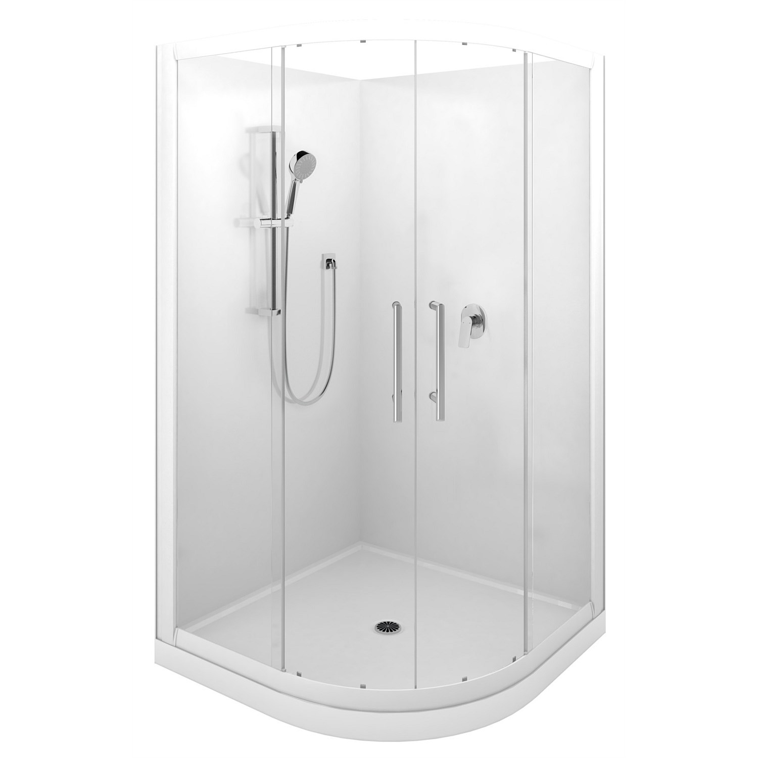 Acrylic LeVivi Cabris 1000mm Round Shower Enclosure