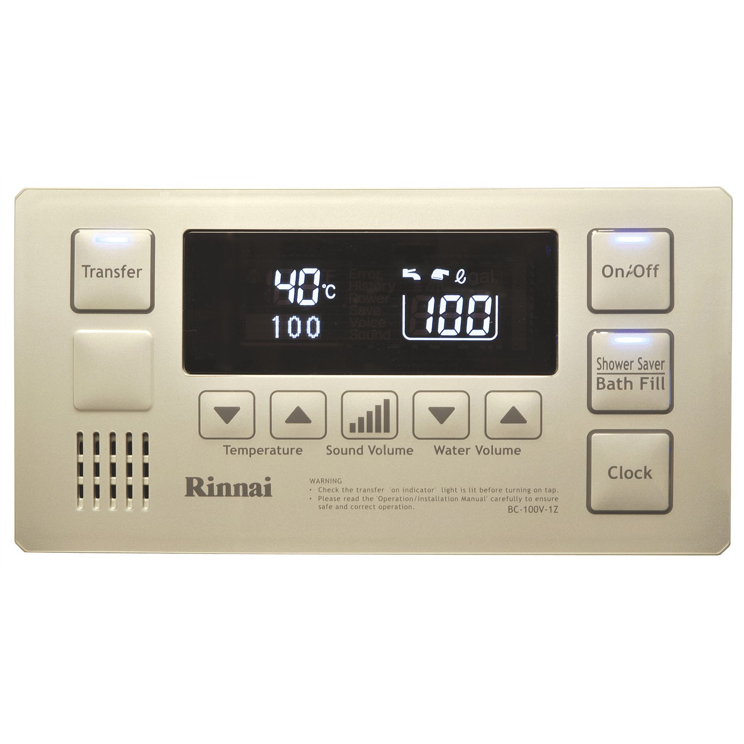 Rinnai Deluxe Bathroom Controller Manual bathroom and kitchen