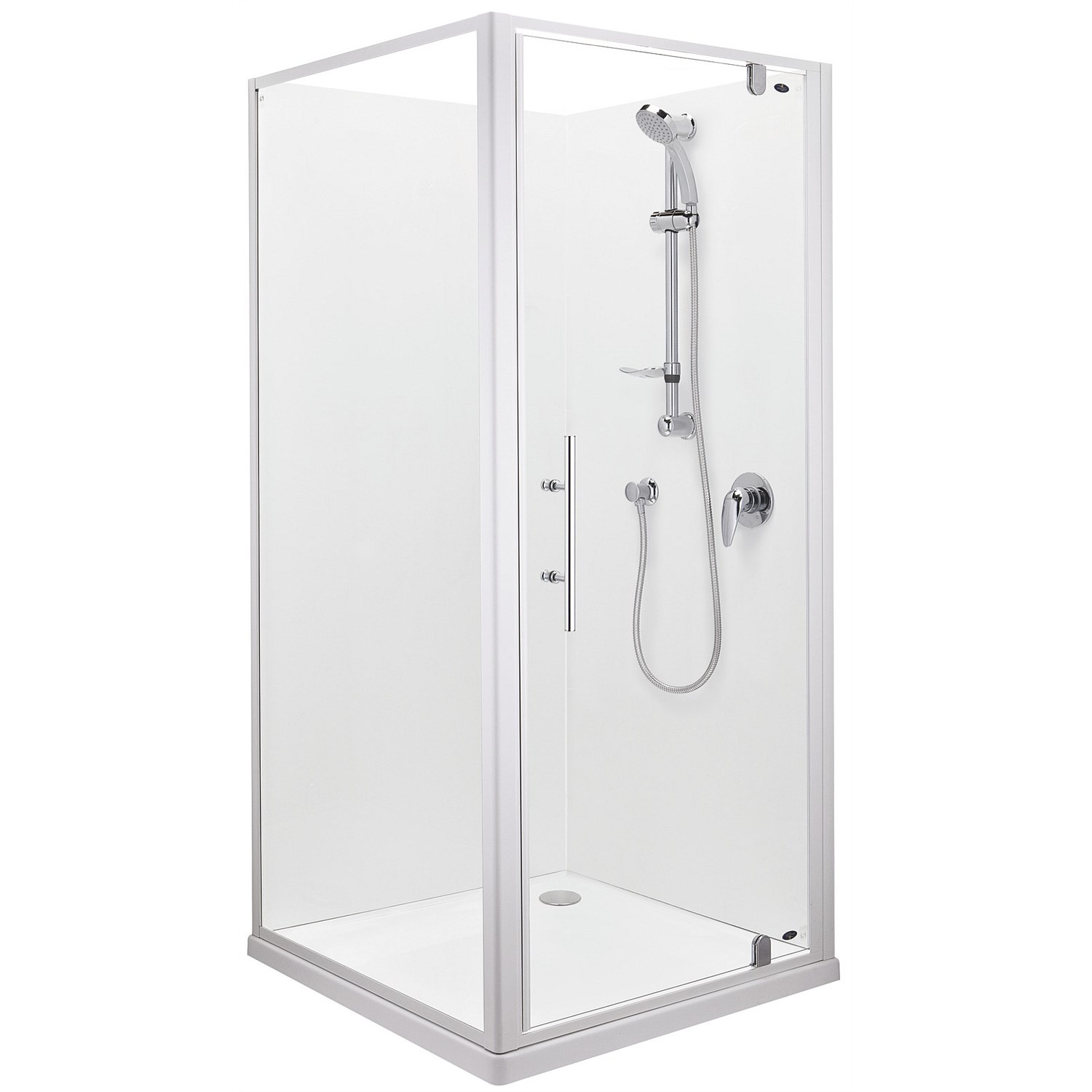 Acrylic Englefield Valencia 1000mm Square Corner Shower Enclosure Englefield Valencia 1000mm Square Corner Shower Enclosure