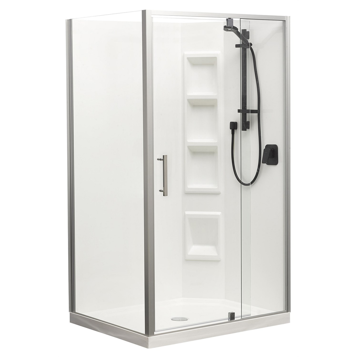 Acrylic Clearlite Millennium 1200mm 2 Sided Shower Enclosure