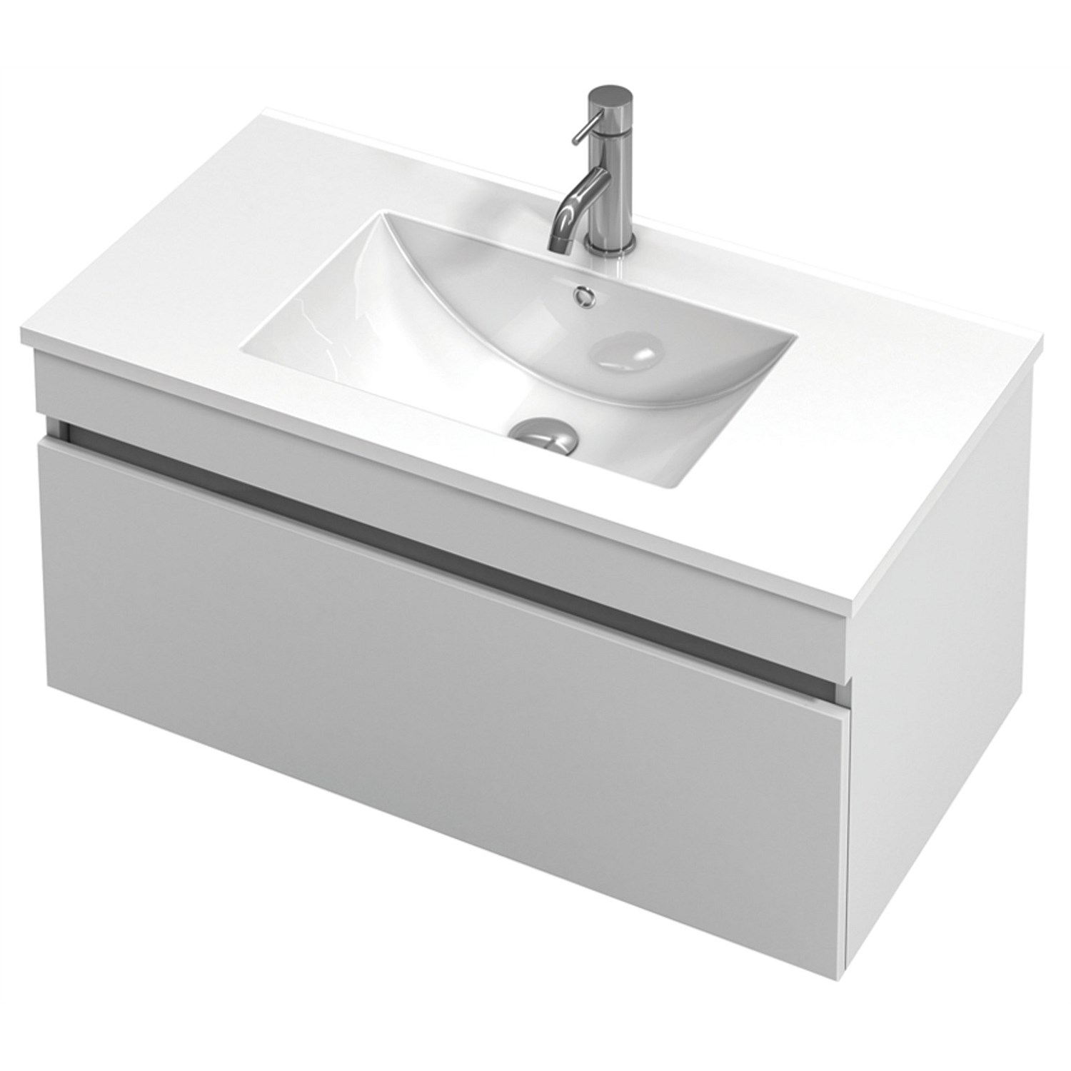 750mm floating vanity