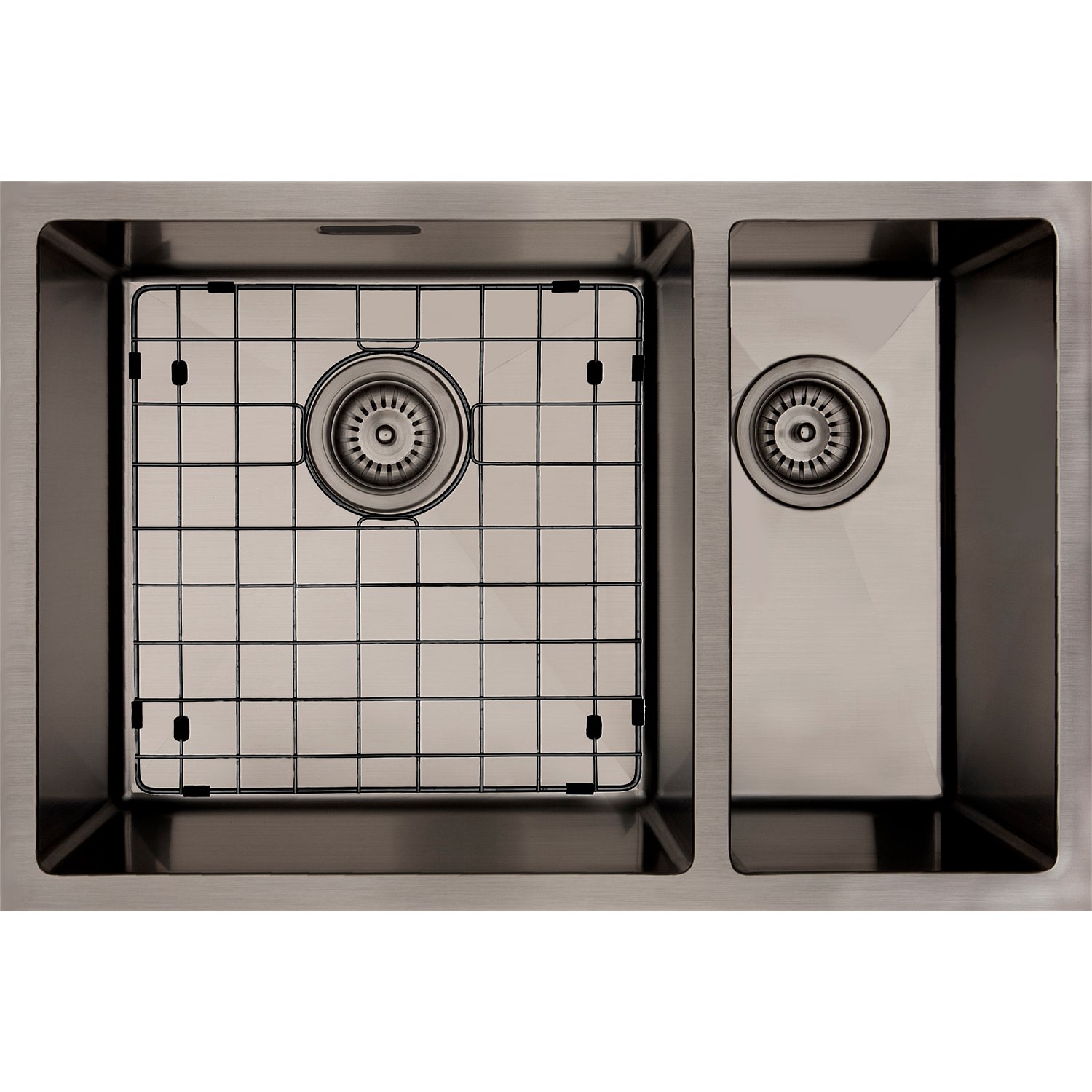 Sink Units - Mercer Aurora Bowl & 1/2 LH Sink Insert Gunmetal