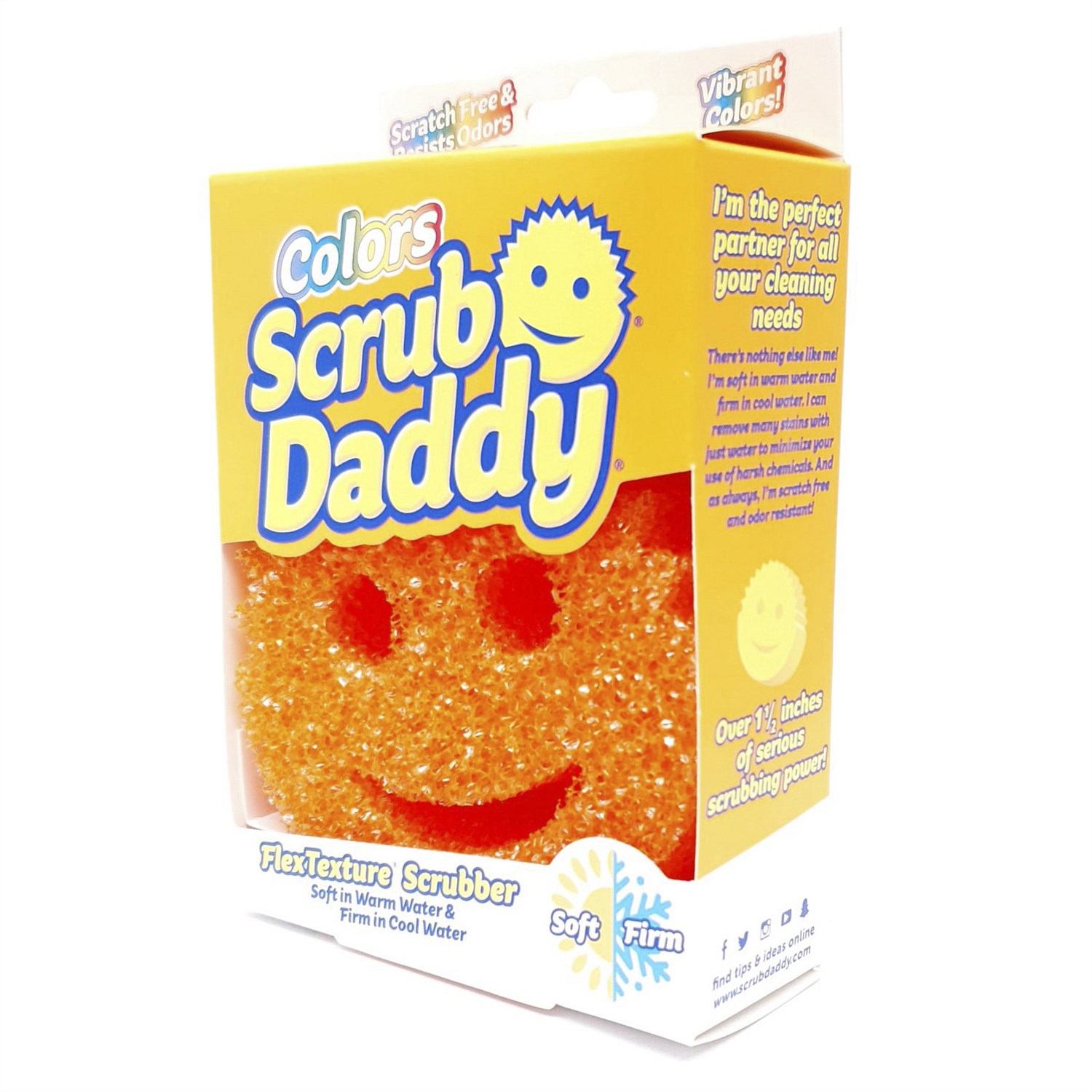 Cleaning sponge Orange Scrub Daddy - Hööks