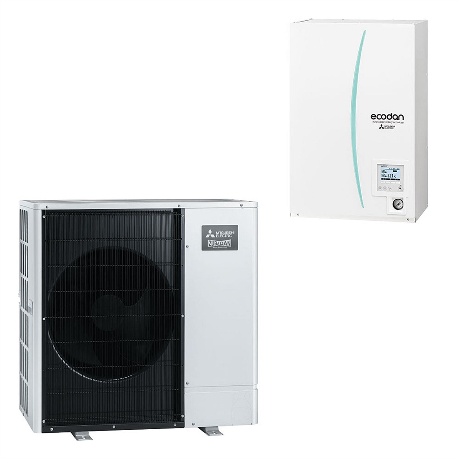 Central Heating - Mitsubishi Electric Ecodan 11.2kW Hot Water Heat Pump +  Hydrobox