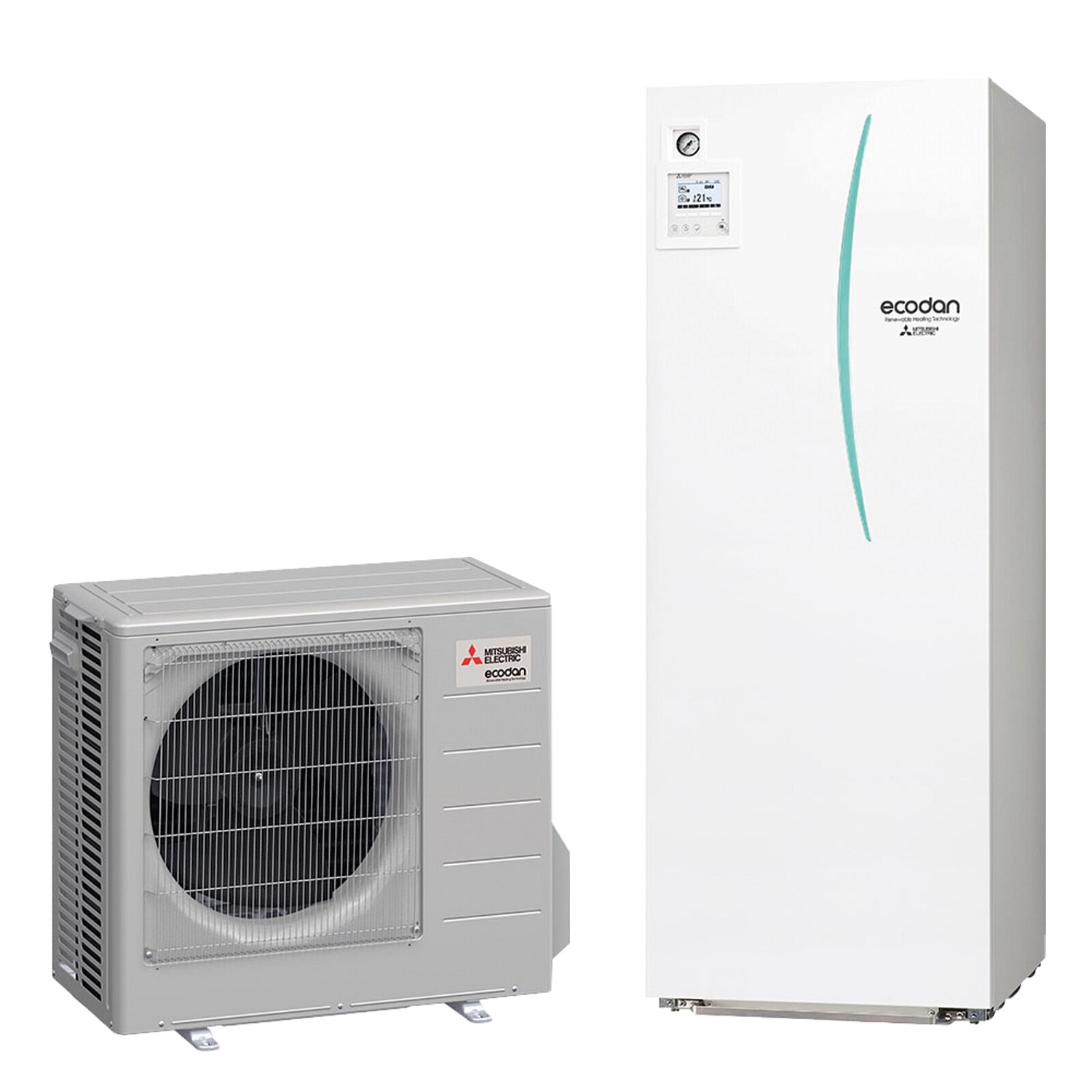 Central Heating Mitsubishi Electric Ecodan CO2 Hot Water Heat Pump