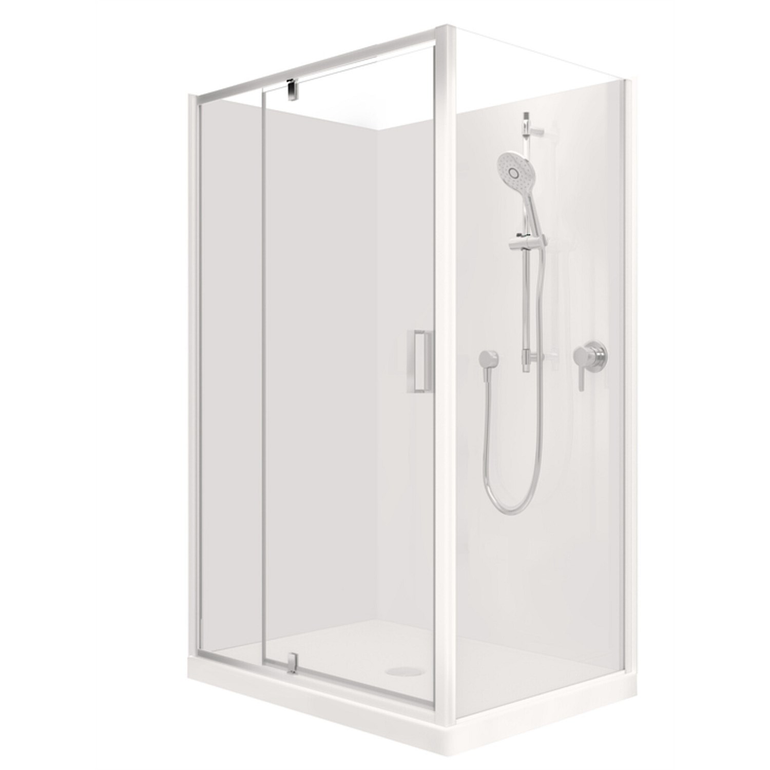 Acrylic Englefield Azure II 1200mm 2 Sided Shower Enclosure