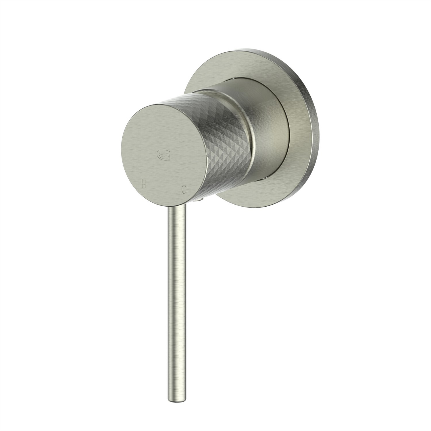 Shower Mixers Greens Mika Mini Shower Mixer Brushed Nickel