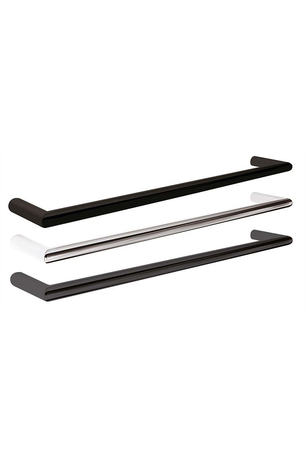 Heated Towel Rails Tranquillity Single Bar 450mm Round Towel Warmer