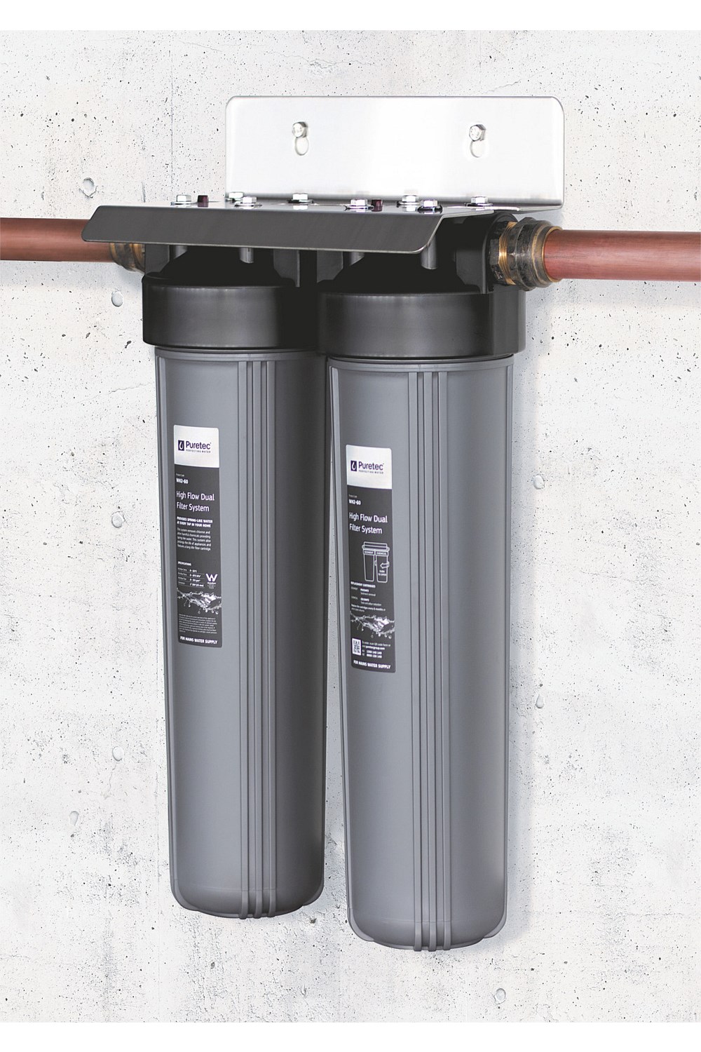 Plumbing World Kitchen Products Puretec WH2 Series Whole House Dual