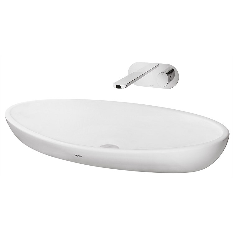 Toto Le Muse 800mm Oval Counter Top Basin