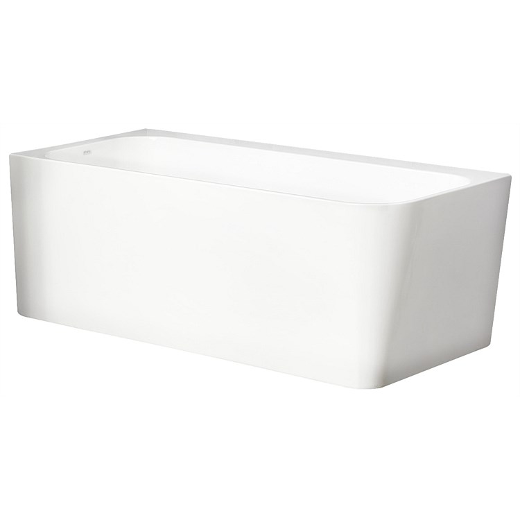 Athena Contro 1600mm Back-To-Wall Bath