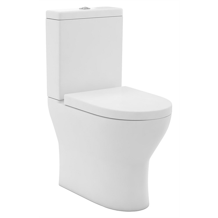 LeVivi York Comfort Rimless Back-To-Wall Toilet Suite