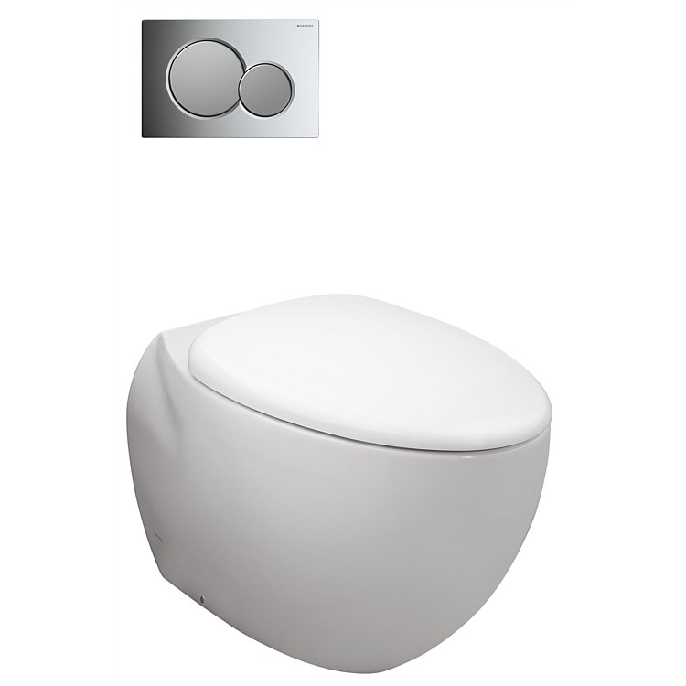 Toto Le Muse Wall-Faced P Trap Toilet Suite