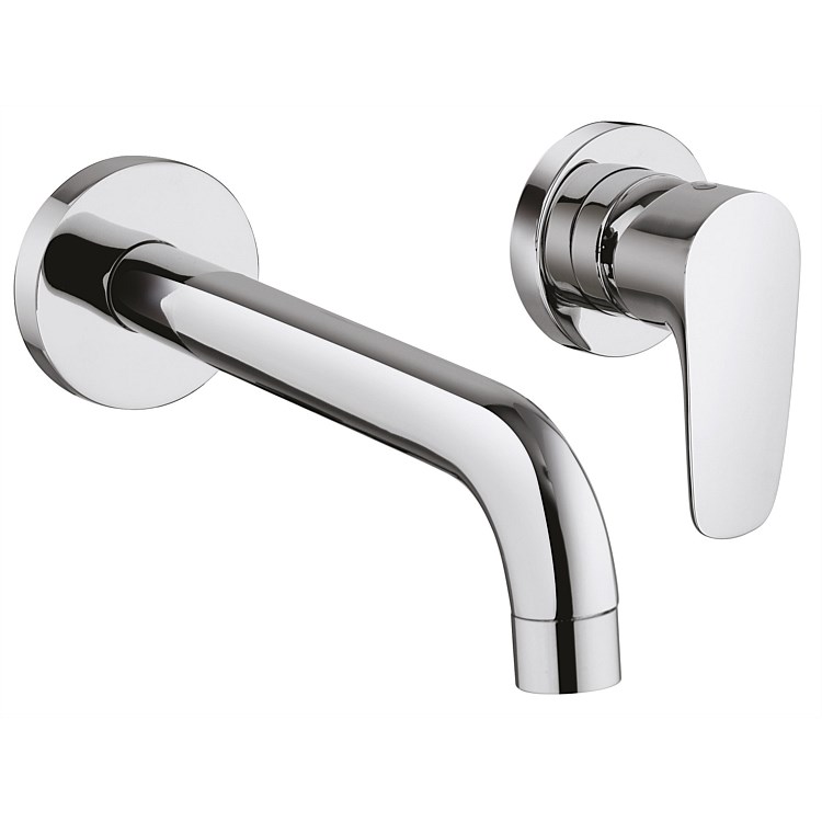 Paini Parallel 140mm Wall Mounted Basin Mixer