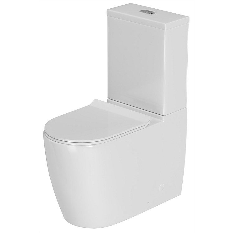 LeVivi Marbella Back-To-Wall Toilet Suite White LeVivi Marbella Back-To-Wall Toilet Suite White