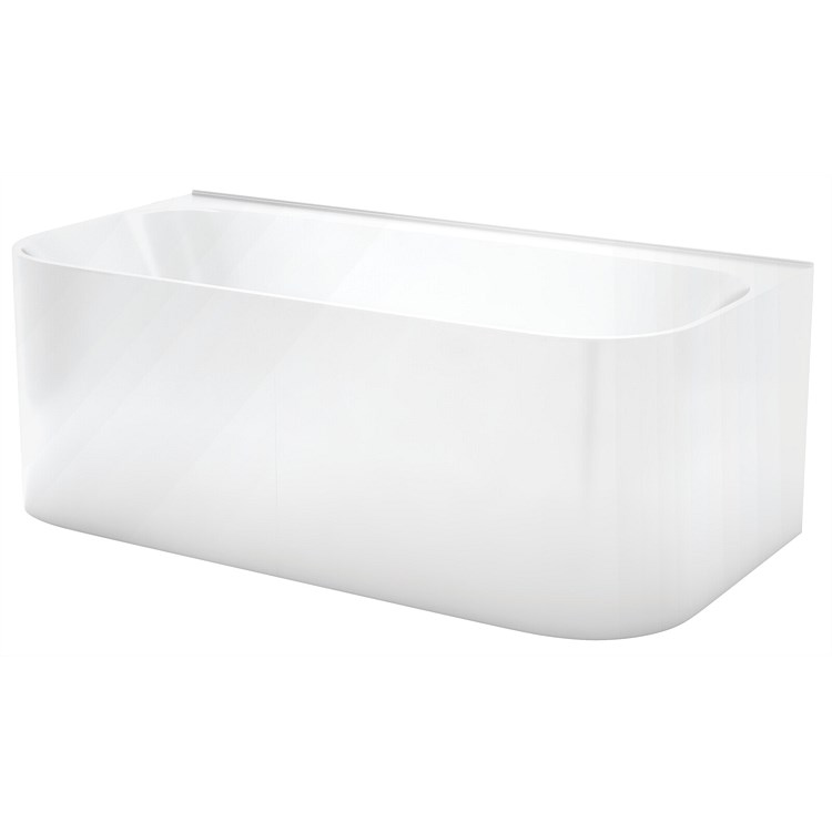 LeVivi Lucca 1800mm Back-To-Wall Bath White LeVivi Lucca 1800mm Back-To-Wall Bath White