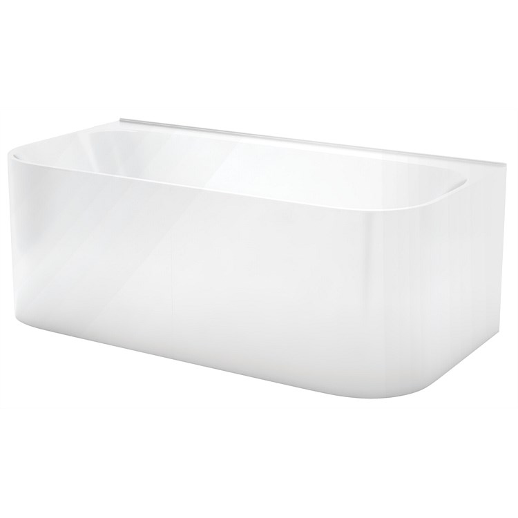 LeVivi Lucca 1800mm Back-To-Wall Bath White LeVivi Lucca 1800mm Back-To-Wall Bath White