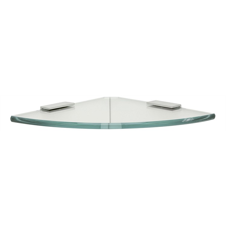 Tranquillity Toughened 200mm Glass Corner Shelf