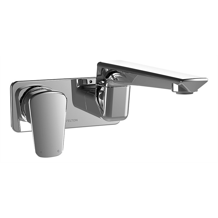 Felton Axiss Wall Mounted Swivel Basin/Bath Mixer