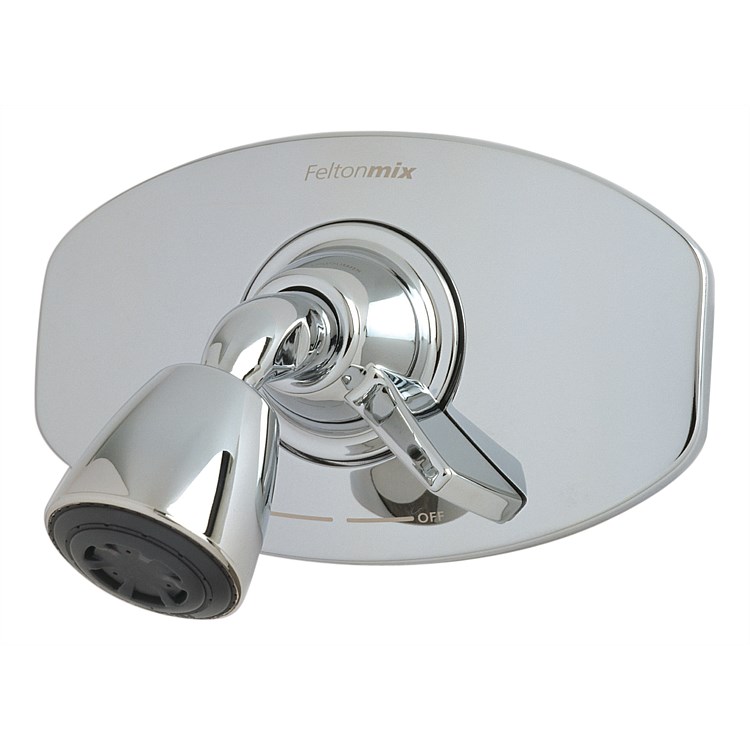 Felton Designer 86 Shower Wallset Pack Chrome