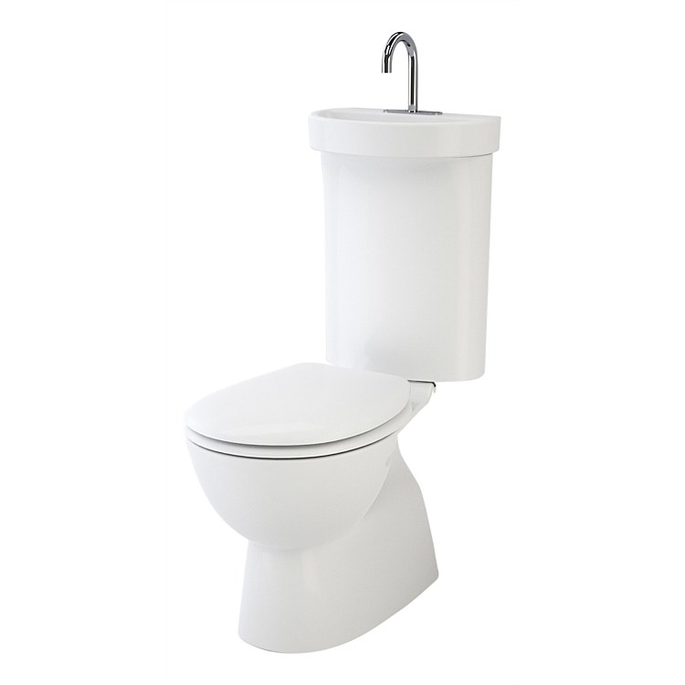 Caroma Profile 5 Integrated Hand Basin Toilet Suite