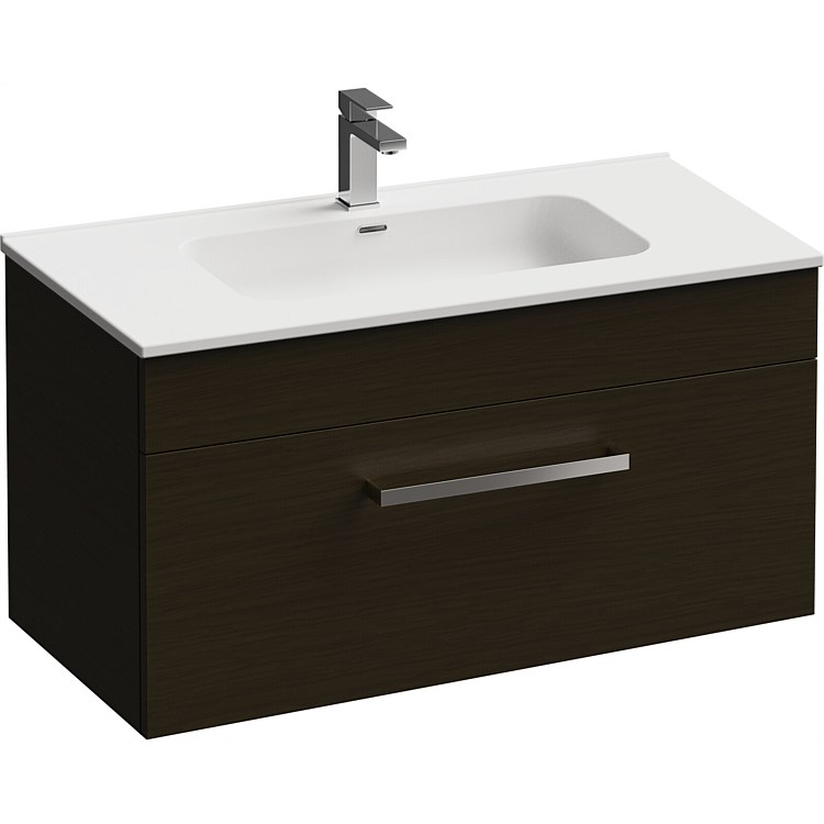 LeVivi York 900mm Wall-Hung Vanity Charred Oak LeVivi York 900mm Wall-Hung Vanity Charred Oak