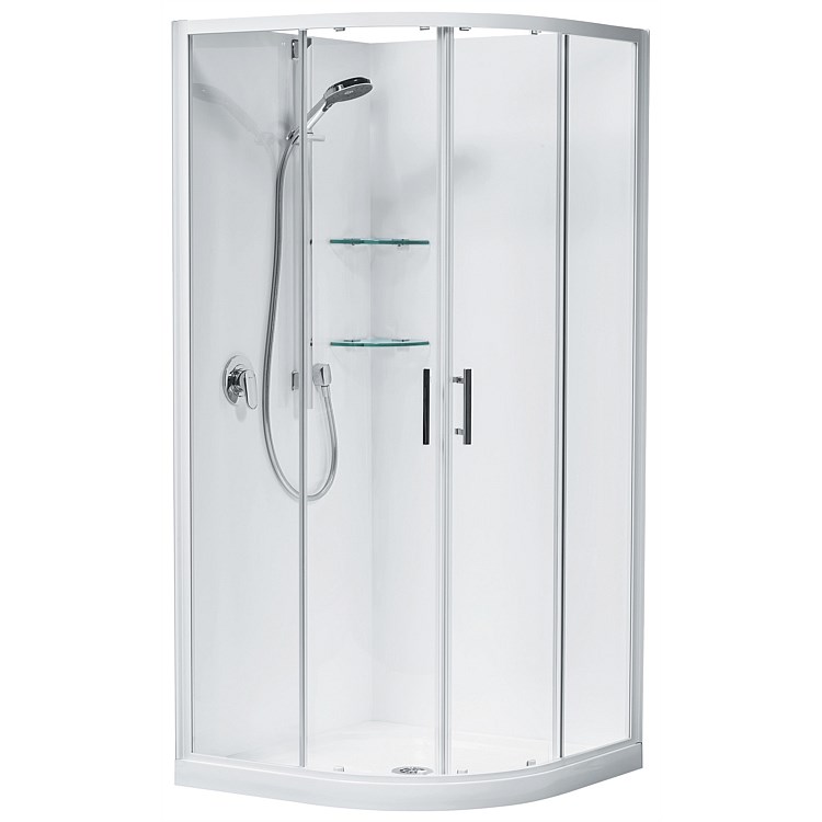 Clearlite Cezanne 900mm Round Shower Enclosure