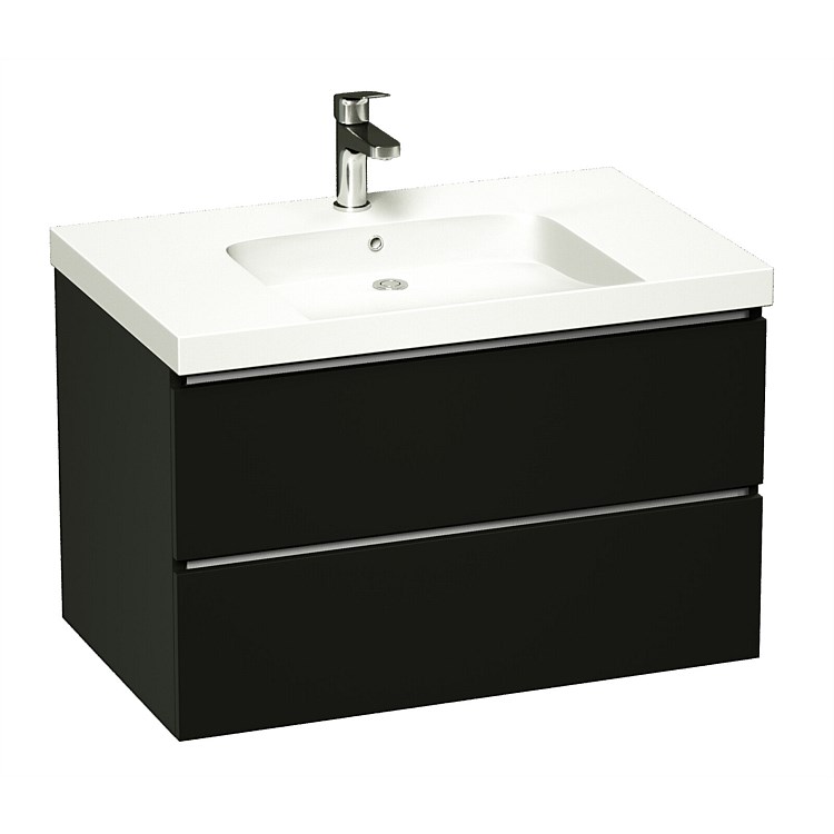 LeVivi Marbella 800mm Wall-Hung Vanity Black LeVivi Marbella 800mm Wall-Hung Vanity Black