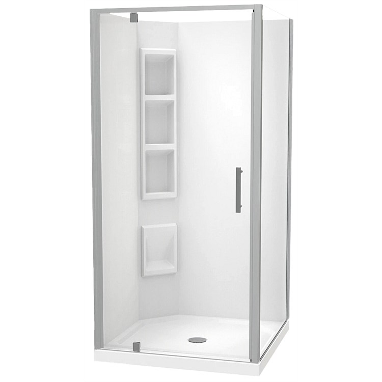 Clearlite Millennium 1000mm 2 Sided Shower Enclosure