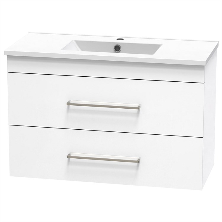 Clearlite Cashmere 900mm Slim Wall-Hung Vanity Clearlite Cashmere 900mm Slim Wall-Hung Vanity
