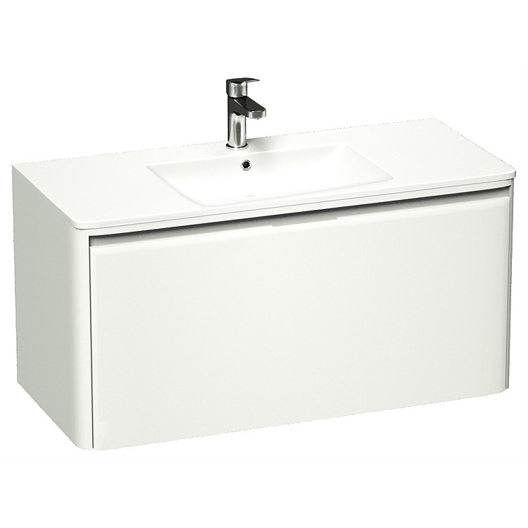 LeVivi Lucca 1000mm Wall-Hung Vanity White