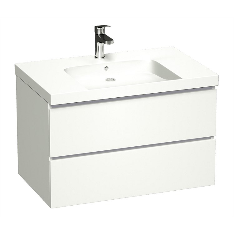 LeVivi Marbella 800mm Wall-Hung Vanity White LeVivi Marbella 800mm Wall-Hung Vanity White