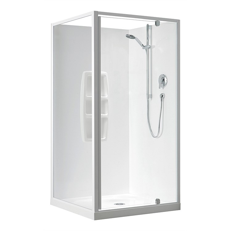 Clearlite Sierra 900mm 2 Sided Square Shower Enclosure