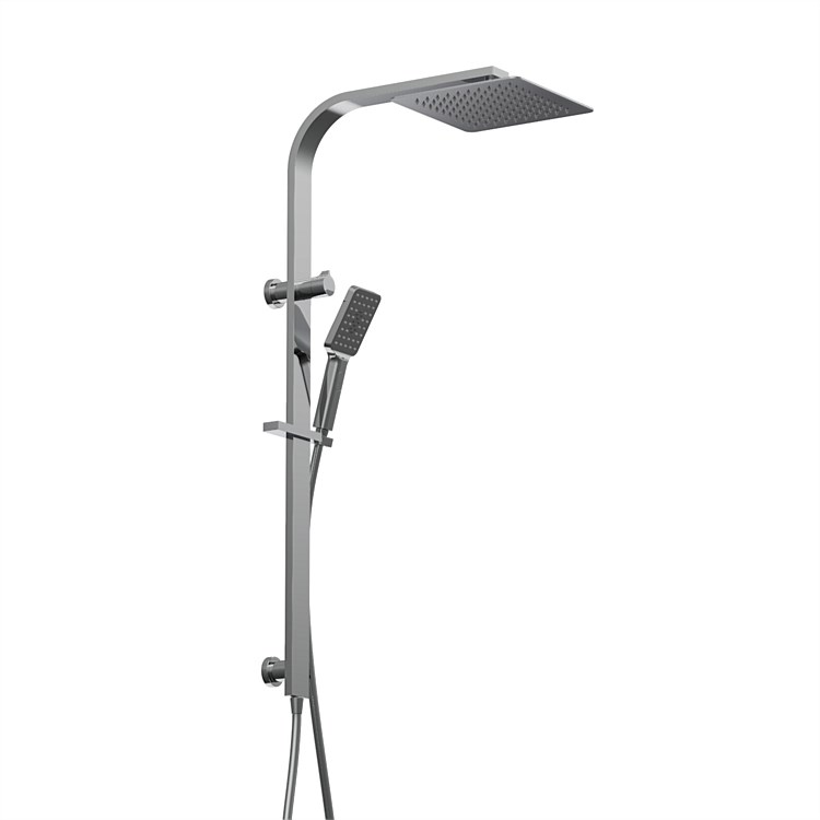 Plumbline Venice Square Shower System Chrome Plumbline Venice Square Shower System Chrome