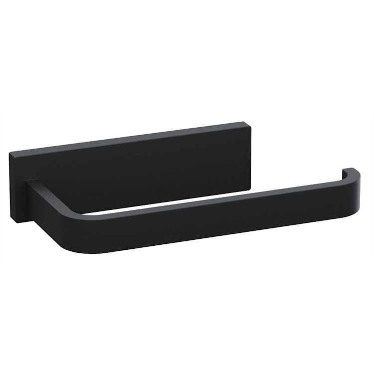 Plumbline Venice Toilet Roll Holder Matt Black Plumbline Venice Toilet Roll Holder Matt Black