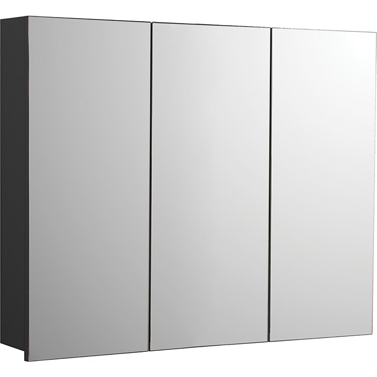 LeVivi Capri 900mm Mirror Cabinet Black